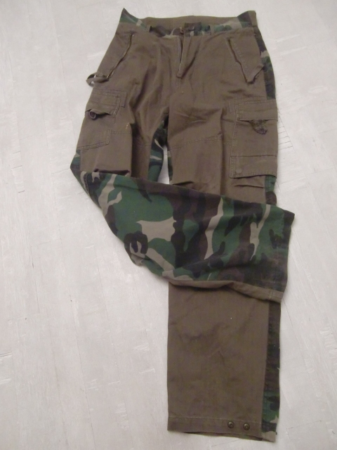 【HOT，正規品】 ドッキング 再構築 カーゴ ミリタリー パンツ VINTAGE ユーロ ワーク ハンティング リメイク カモ ヘリンボーン フレンチワーク(Lサイズ)｜売買されたオークション情報、yahooの商品情報をアー Lサイズ