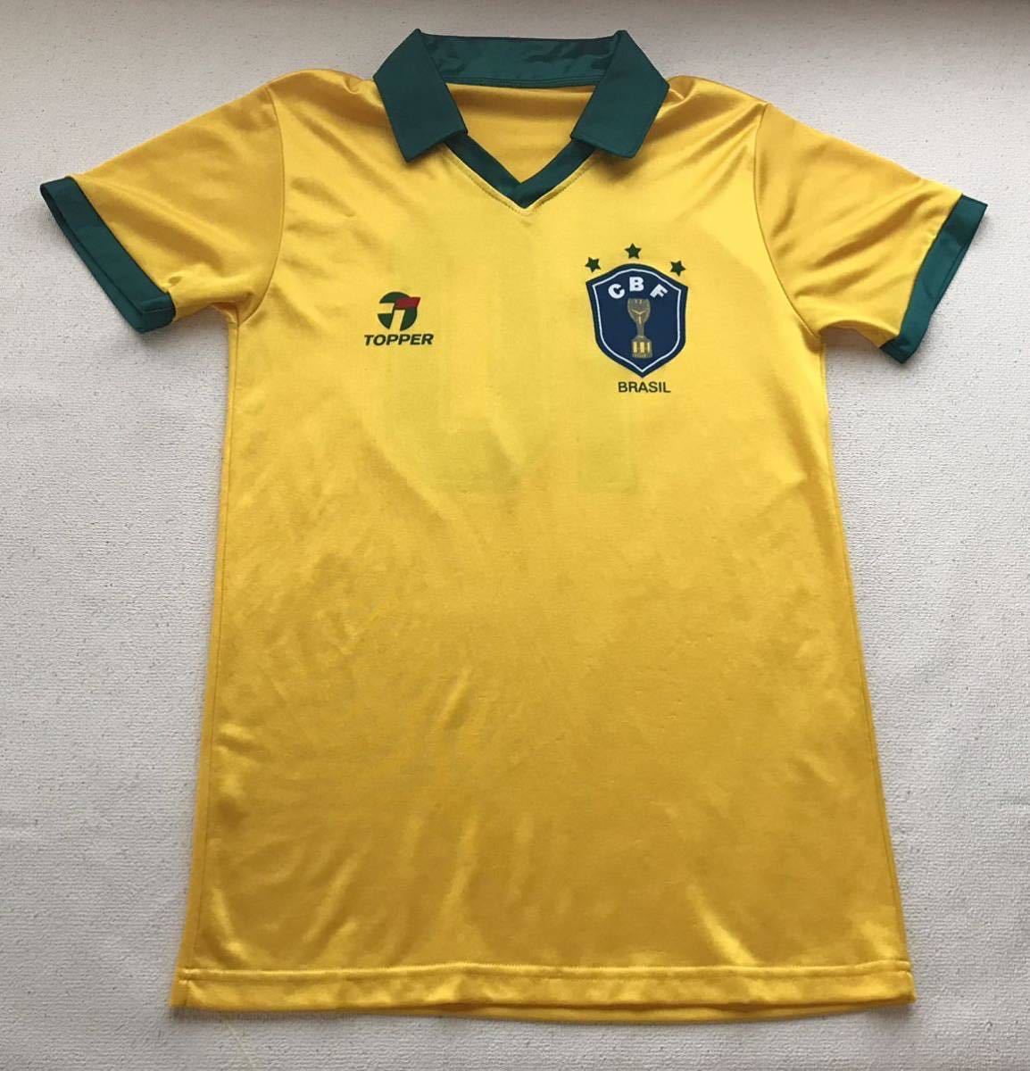 品質保証，格安 トッパー オールドレジェンドジャージ社 復刻ブラジル代表ユニフォーム 背番号10番ジーコ 検索 ペレ カズ ネイマール サントス(ブラジル)｜売買されたオークション情報、yahooの商品情報を ユニフォーム