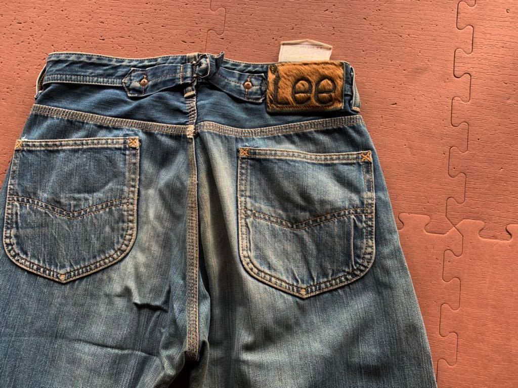 30s 40s ビンテージ Lee 101 COWBOY センター赤タグ ヘアオンハイド