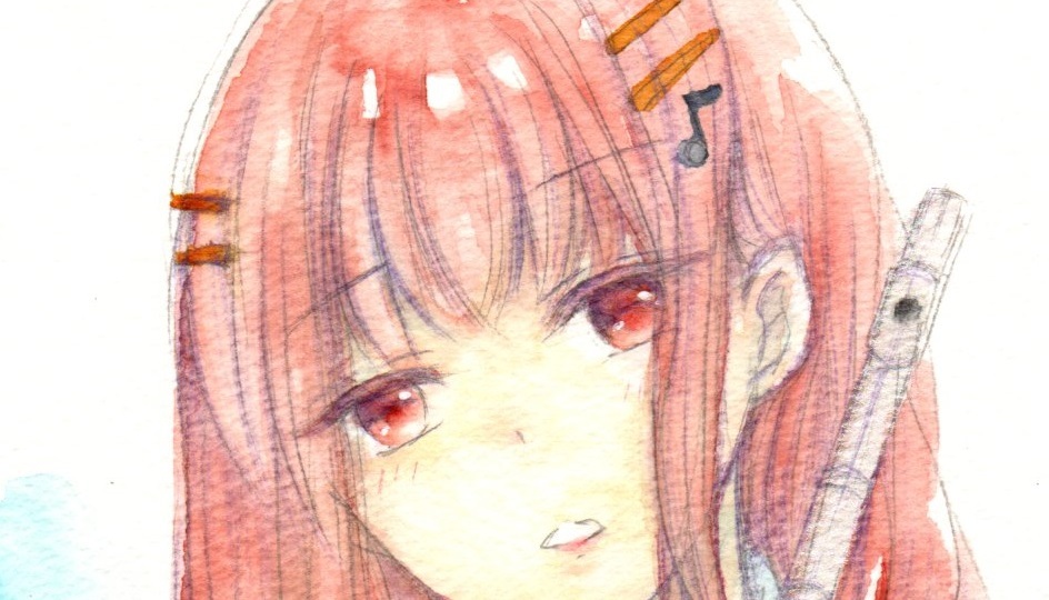 手描きイラストオリジナル 吹奏楽部の女の子 オマケ付き 透明水彩 サイズ 送込 手描きイラスト 売買されたオークション情報 Yahooの商品情報をアーカイブ公開 オークファン Aucfan Com