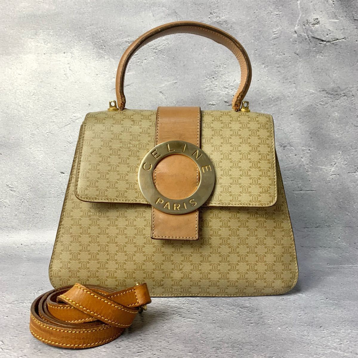 全国無料，高品質】 1円□ 美品 セリーヌ CELINE トラペーズ 2way 