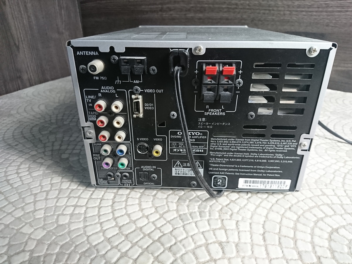中古 ONKYO FR-UN9 DVD MD ミニコンポ 本体 Yahoo!オークション