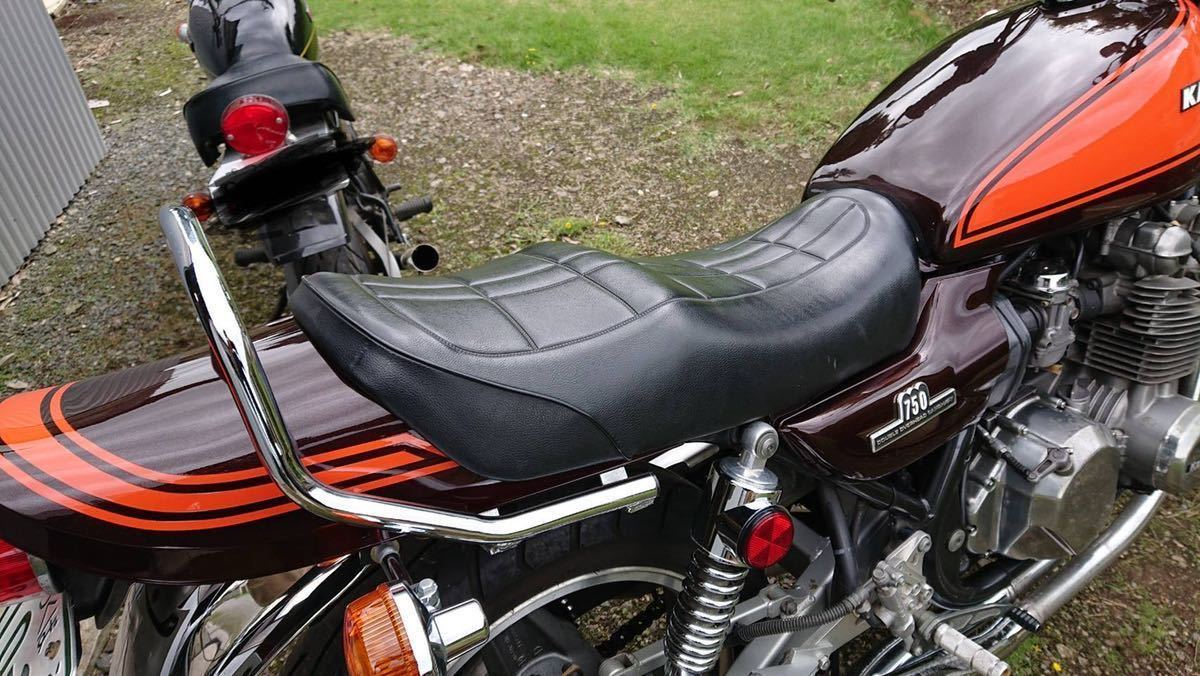 白艶Zephyr750ダブルアンコ抜きシートZ純正パターン バイク用シート Z2