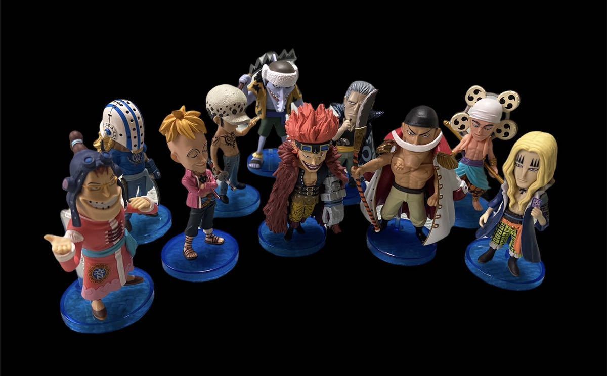 ONE PIECE ワンピース ワーコレ ワンピースフィギュア 10体セット★ワールドコレクタブルフィギュア★最悪の世代5種類 白ひげ★その他★