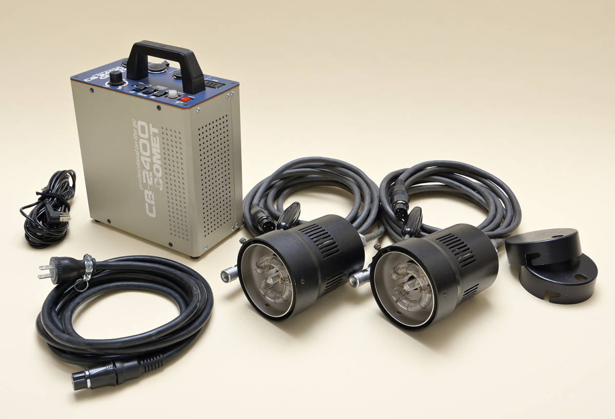 動作品】COMET コメット CB-2400 ジェネレーター ヘッド 2灯セット 