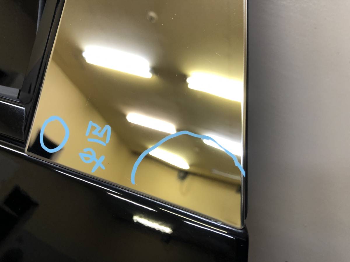 【激安大特価，定番人気】 大型商品　管B027　H21年 ヴェルファイア 2.4Z ANH20W 左リアドア カラー：202　黒 パワースライド付 ガラスフィルム付