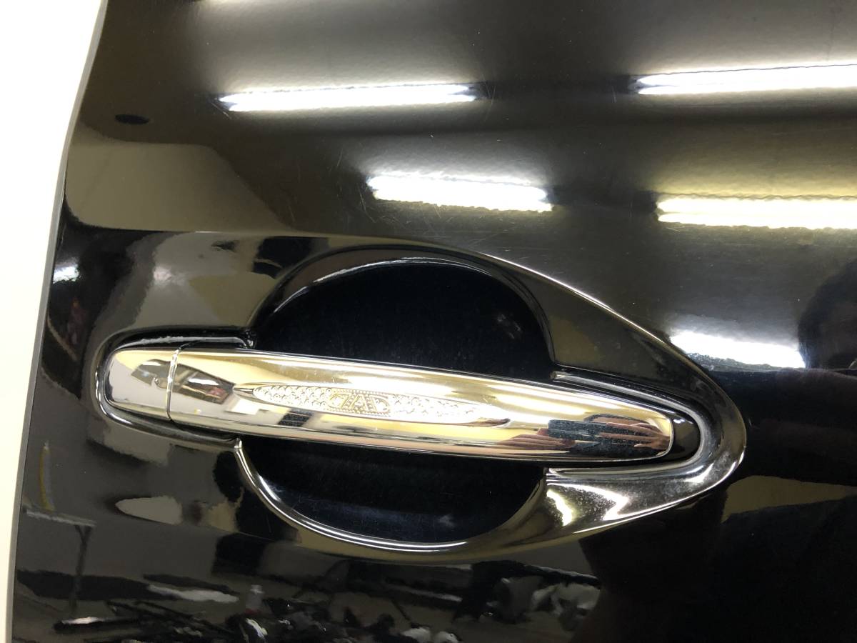 【激安大特価，定番人気】 大型商品　管B027　H21年 ヴェルファイア 2.4Z ANH20W 左リアドア カラー：202　黒 パワースライド付 ガラスフィルム付