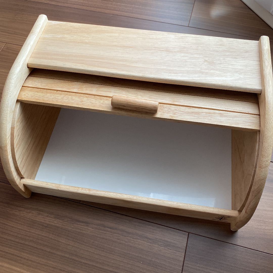 ブレッドケース パン保存ケース ナチュラル 木製 ボヌール_6