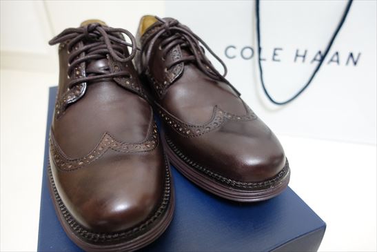 COLEHAANルナグランドウイングチップNIKEナイキ茶US9.5M/JP27.5