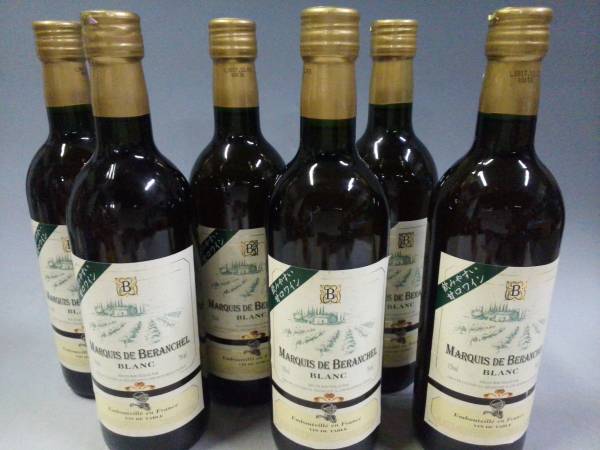 古酒！フルーティーな甘口ワイン♪《MARQUIS DE BERANCHEL》6本