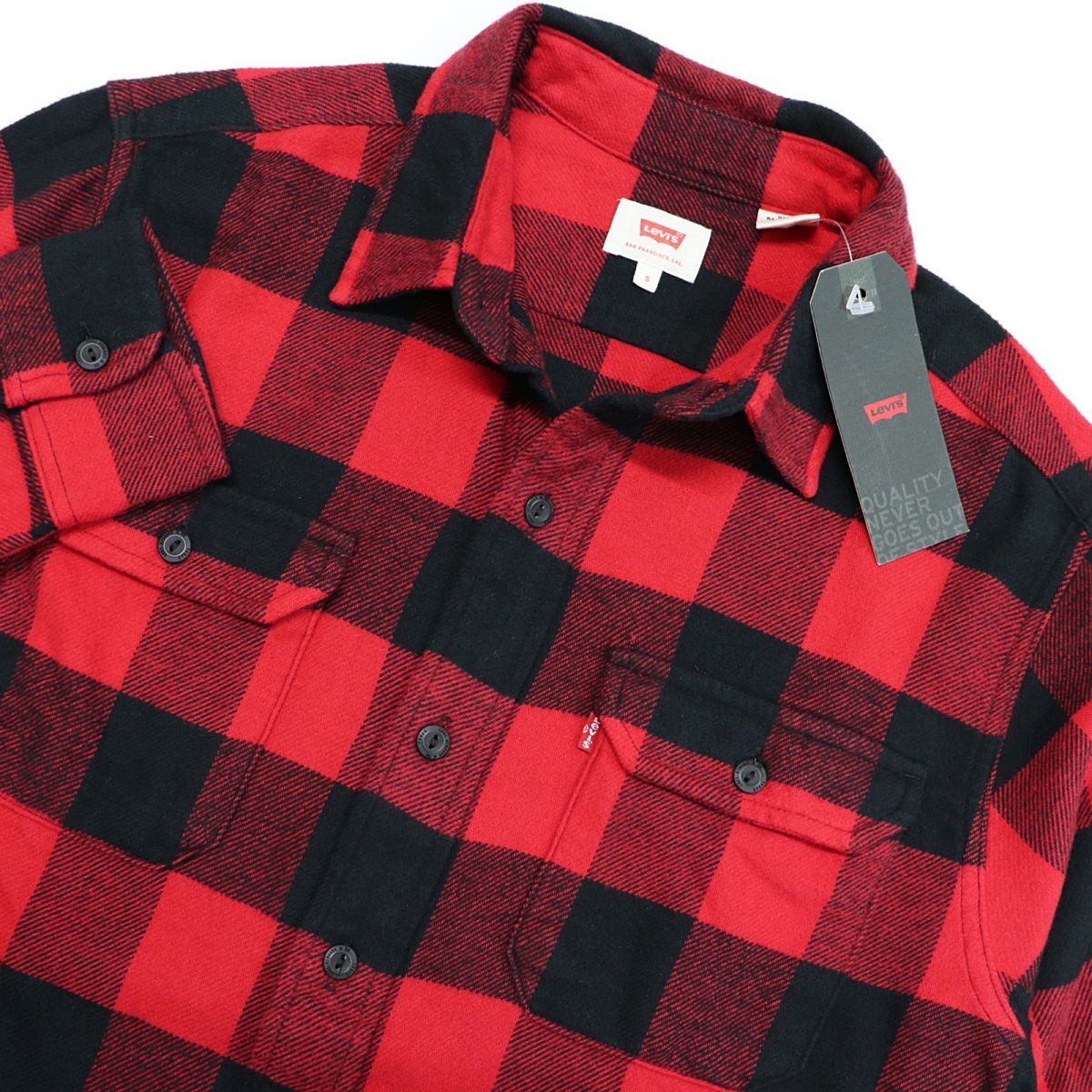 ☆リーバイス LEVI'S 新品 メンズ コットン カジュアル チェック柄