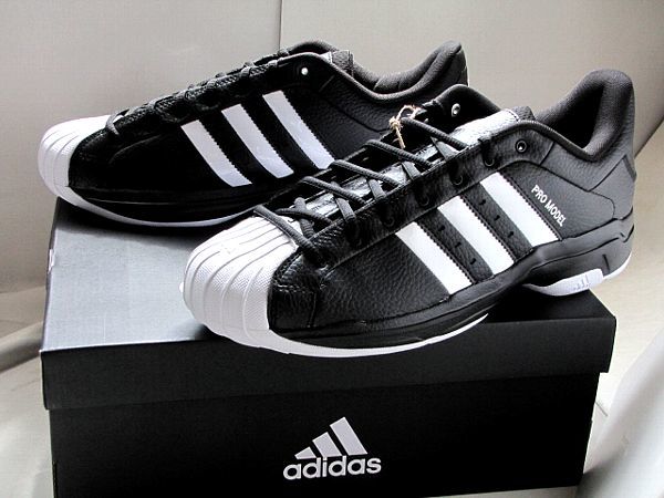 adidas アディダス スニーカー プロモデル PRO MODEL 2G LOW 黒白 
