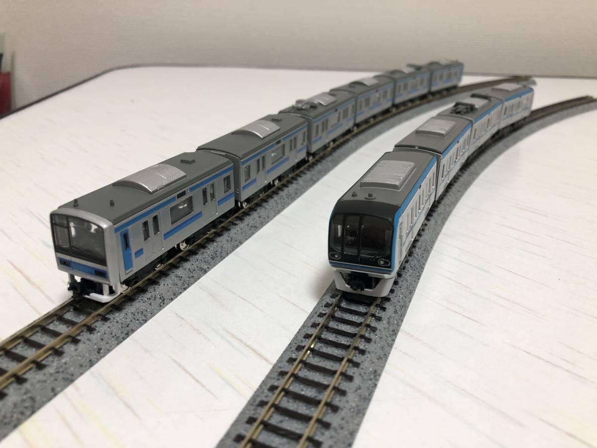 Bトレイン E231系800番台と東京メトロ15000系 計10両 組み立て済み ジャンク ゆうパケット送料無料 Bトレ E233系E217系E235系と並走に…