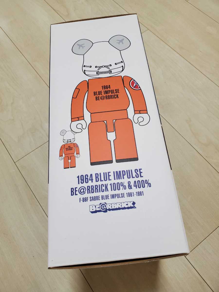 1964 BLUE IMPULSE BE@RBRICK 100% & 400% ベアブリック ブルーインパルス