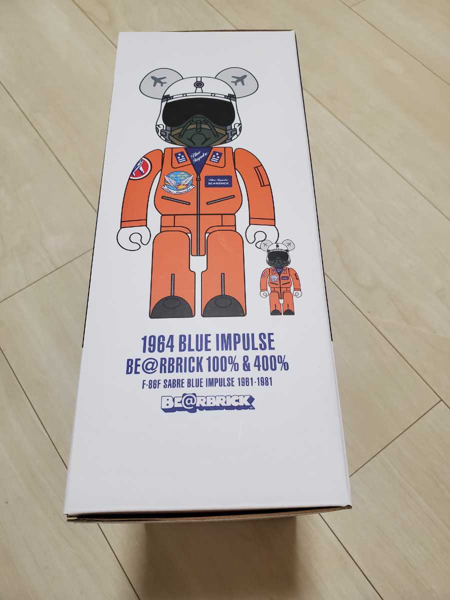 1964 BLUE IMPULSE BE@RBRICK 100% & 400% ベアブリック ブルーインパルス