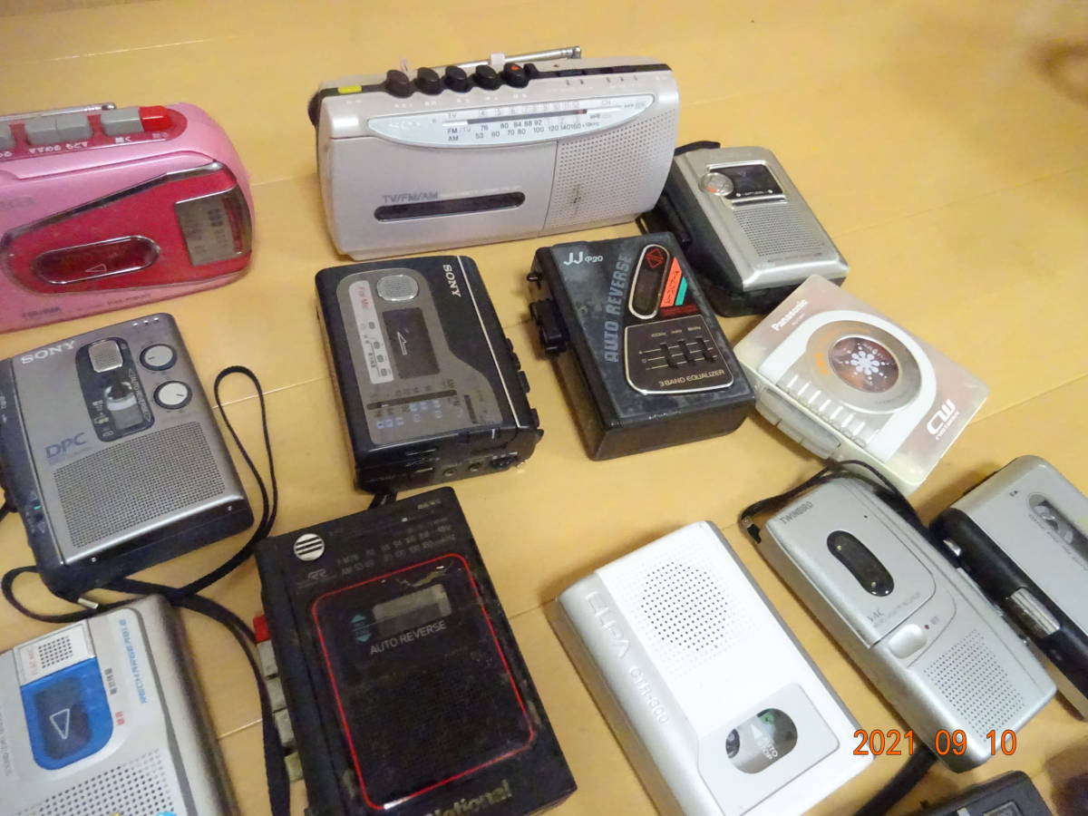 SONY カセットプレーヤー Panasonic メルカリ aiwa オーディオ機器