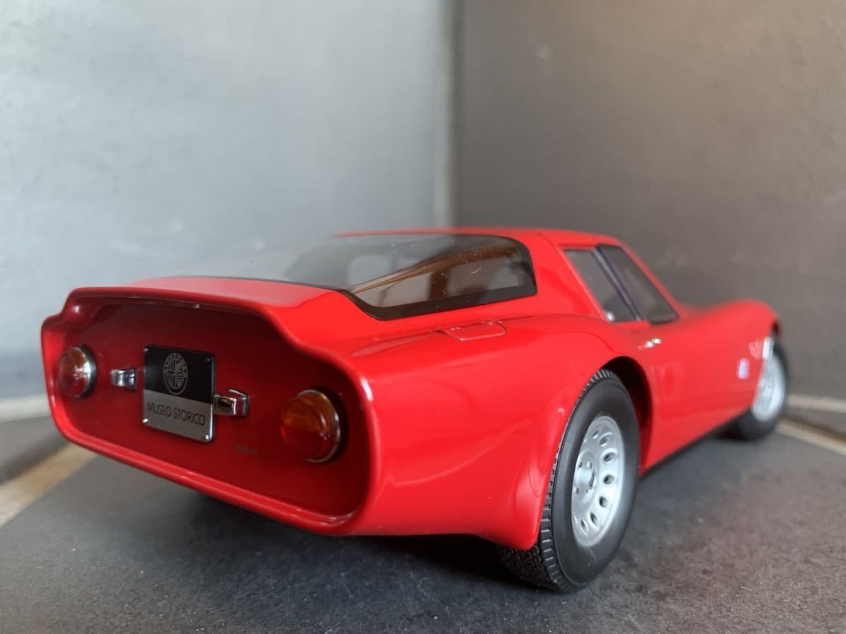 【中古美品】1/18 AUTOart Alfa Romeo TZ2 1965 オートアート　アルファロメオ　TZ2 1965 ミニカー Alfa Romeo AUTOart model, finished ezToys