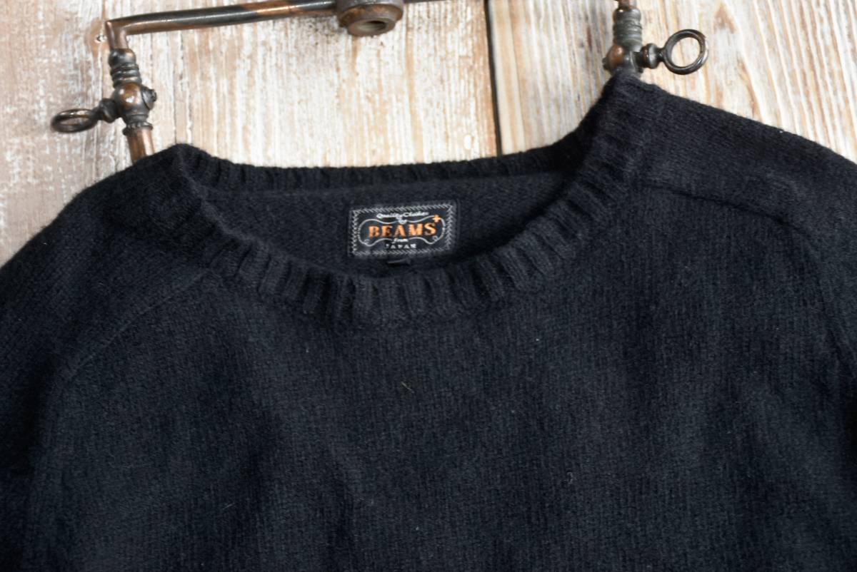 希少 良品 BEAMS PLUS ビームスプラス シェトランドウール100 