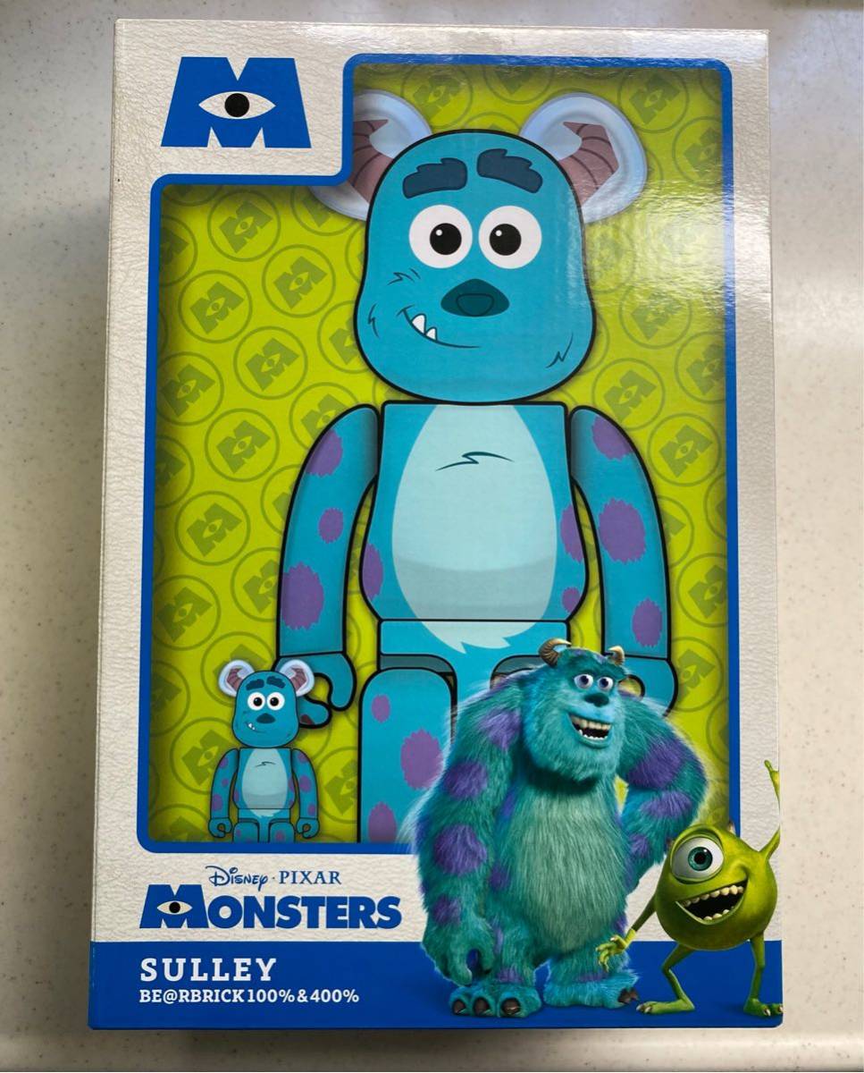 BE@RBRICK モンスターズインク 100％ & 400％ 2種セット ベアブリック