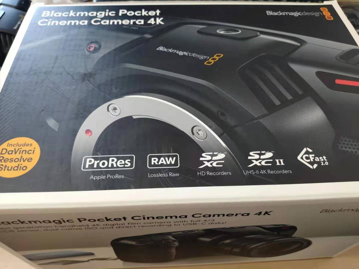 BlackmagicDesign Pocket Cinema Camera 4K中古品【レンズ付き