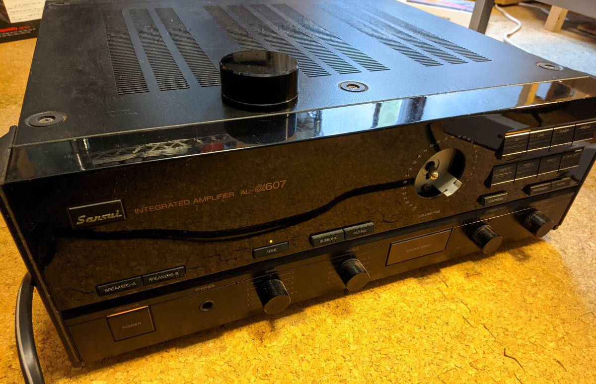 SANSUI AU-α607 ジャンク現状渡し品 プリメインアンプ サンスイ SANSUI