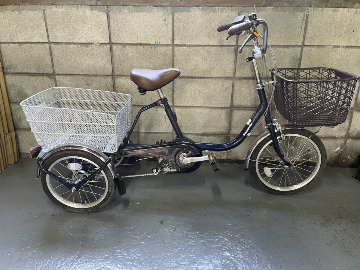 PANASONIC 「パナソニック」 ビビライフ BE0ELR832 2018年モデル 電動アシスト自転車 電動アシスト三輪自転車ビビライフ 美品！Panasonic パナソニック BE