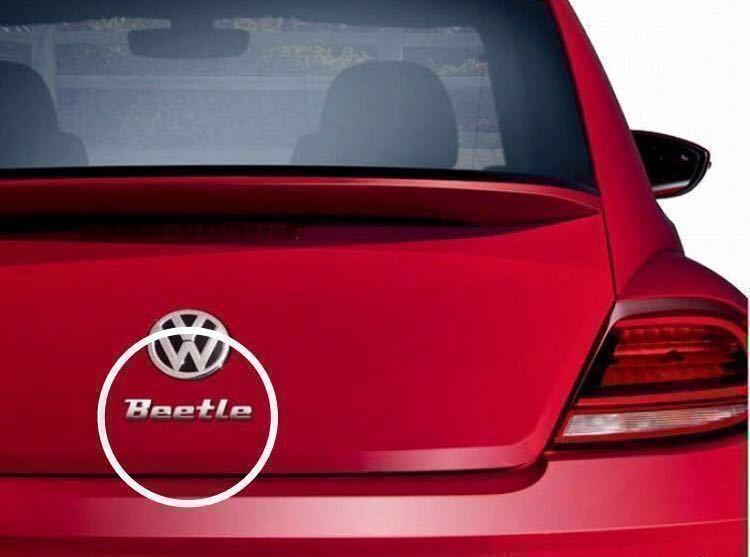 VW ザ・ビートル 純正品 Beetle リア エンブレム The Beetle ビートル フォルクスワーゲン ザビートル フェンダー エディション Fender