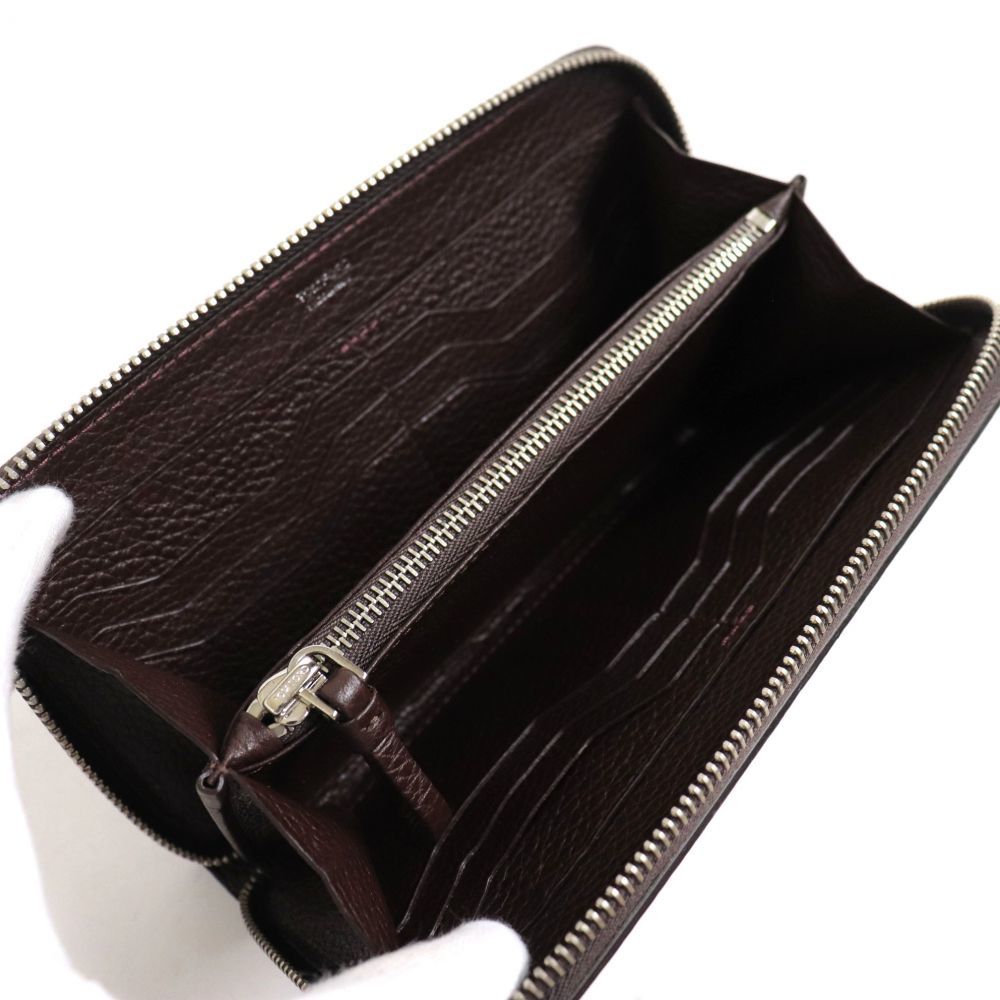 未使用品▽TOMFORD トムフォード ラウンドファスナー レザー 長財布  