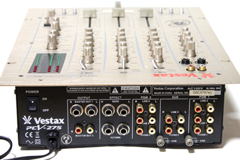 △Vestax PCV-275 DJミキサー ベスタクス 自宅使用品 Vestax 【公式通販】