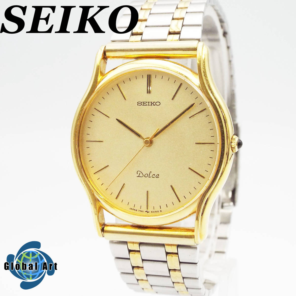 Yahoo!オークション - 749 SEIKO Dolce 7741-6030 セイコー 【稼働品 