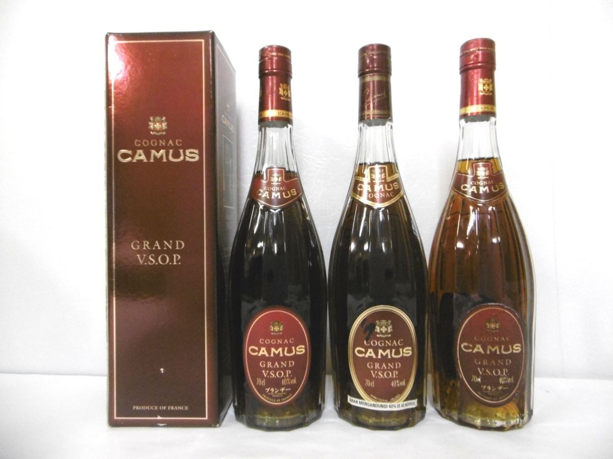 カミュ CAMUS 古酒 未開栓 3本セット VSOP 3本 3本｜Yahoo
