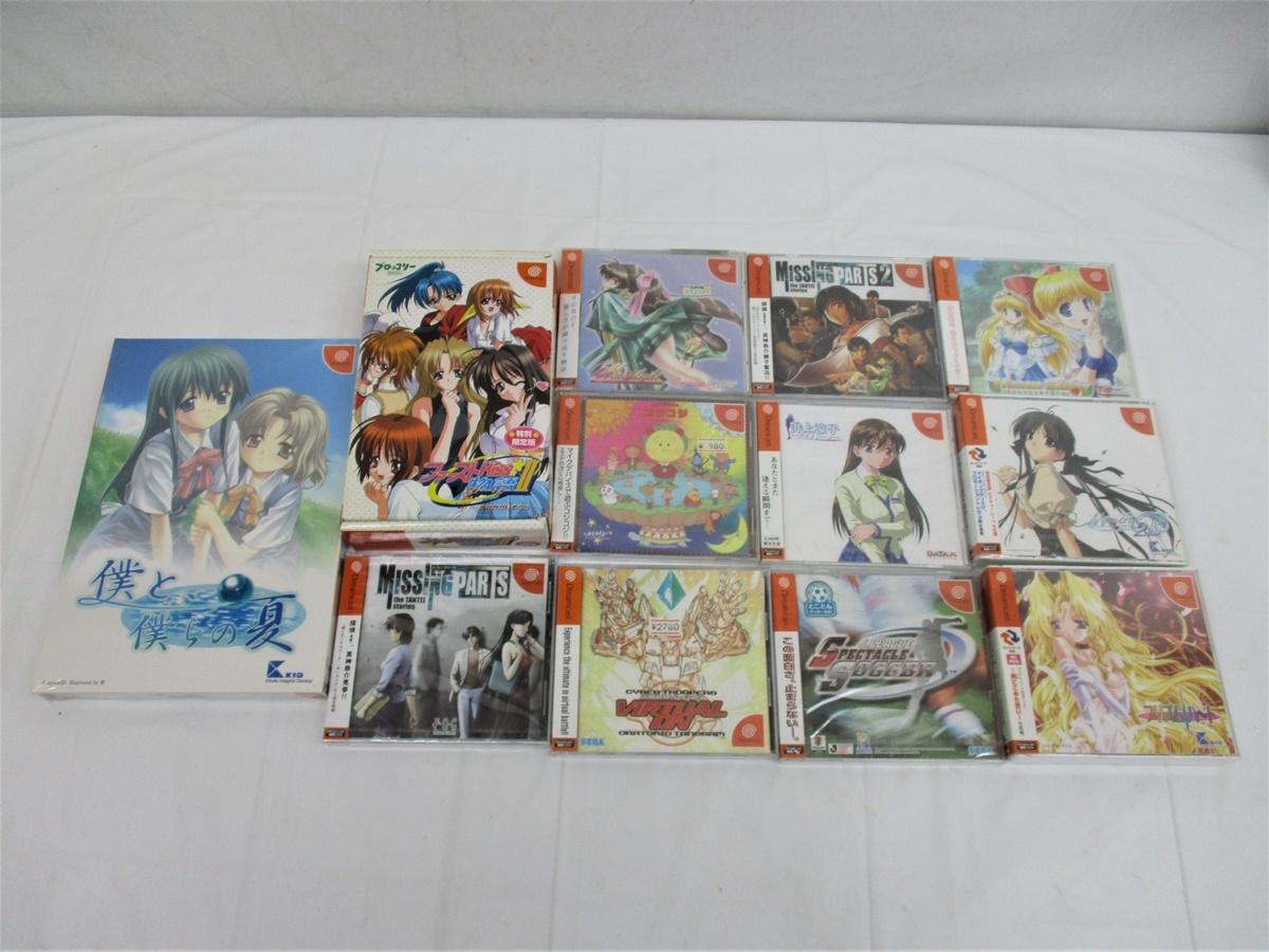 6197B 未開封 ドリームキャスト ゲームソフト 12本★アドベンチャー さくらももこ劇場 コジコジ ミッシングパーツ 僕と、僕らの夏 他