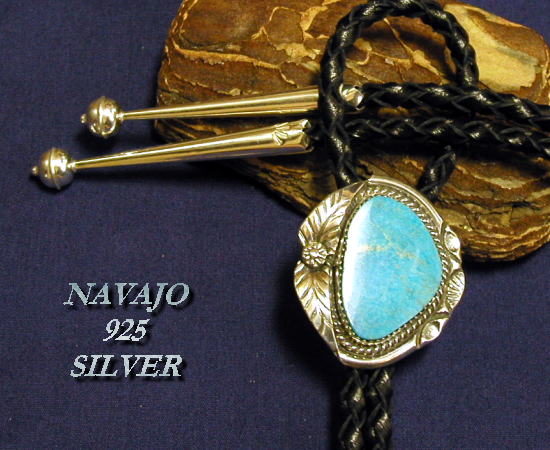 NAVAJO ターコイズ ボロタイ(3)
