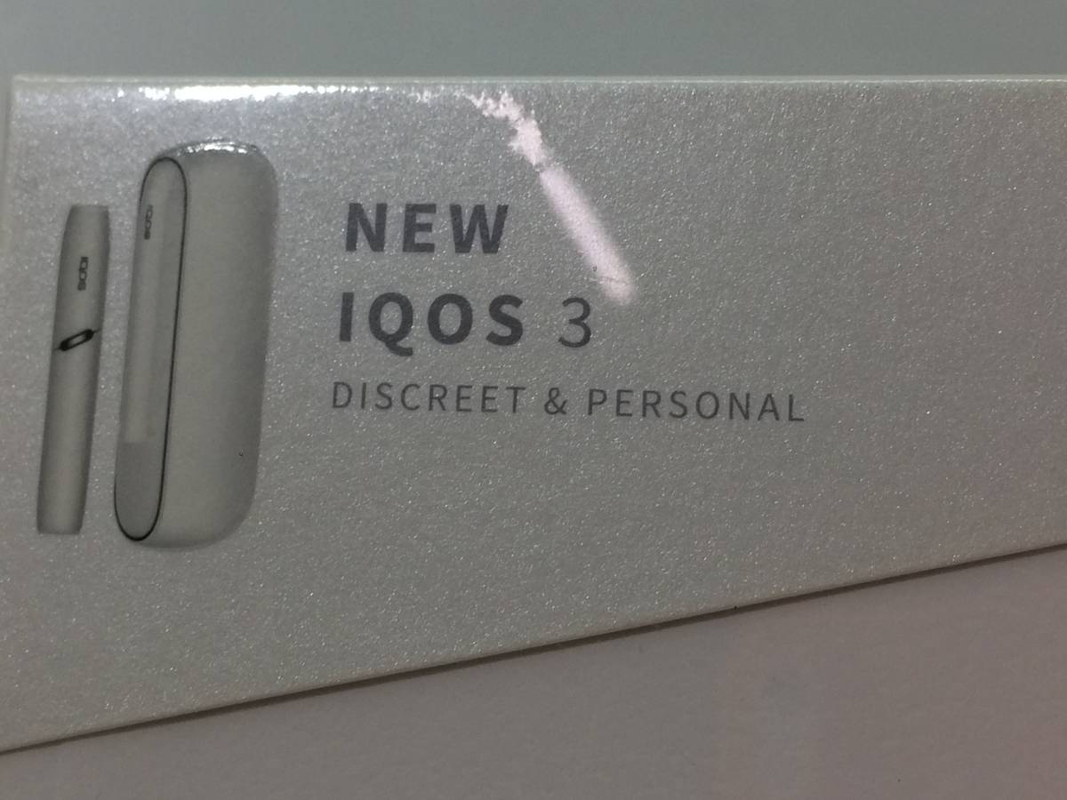 アイコス IQOS ホワイト 中古 21779IQOS 3⁄キット⁄ホワイト⁄新品未開封 
