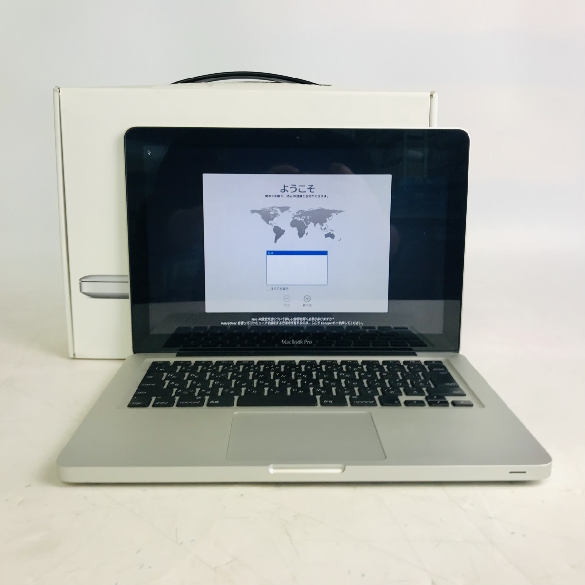 ジャンク MacBook Pro mid2012 Core i5 2.5GHz Apple A1278 メモリ4GB