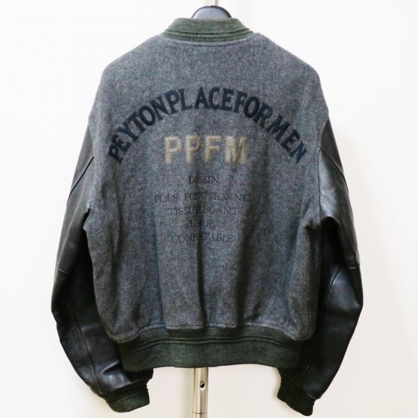 PPFM ペイトンプレイス 袖革 レザー デコ スタジャン F メンズ