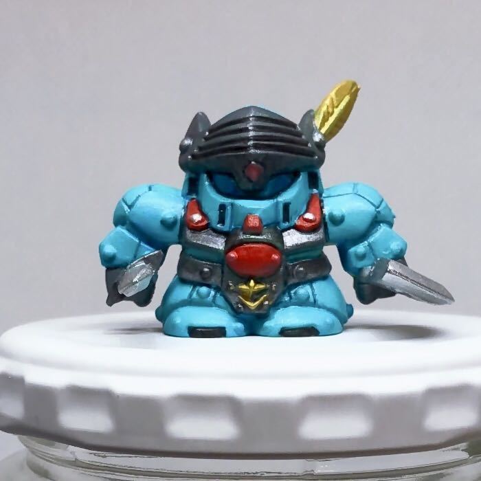 SDガンダム ガン消し リペイント　戦士ジェガン　塩ビ消しゴム塗装
