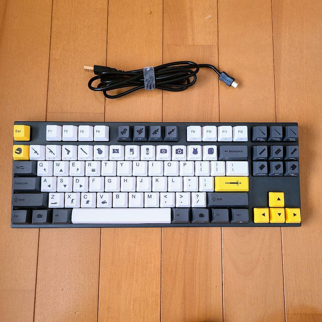 Varmilo Chicken Dinner PUBG テンキーレス キーボード シルバー軸 銀軸 英語 US配列
