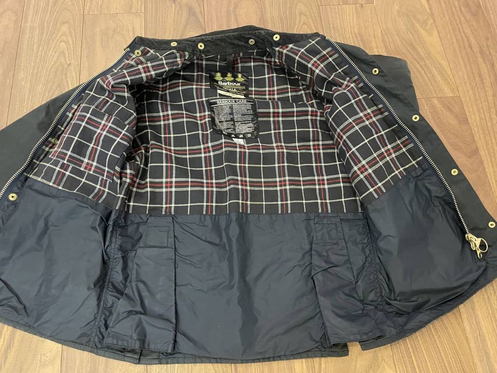美品 英製 3クラウン 4ポケット ビデイル C36 バブアー barbour bedale 