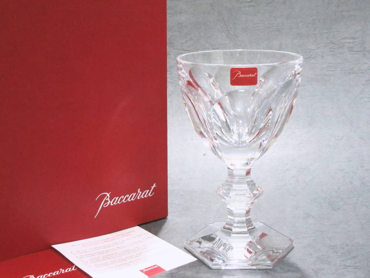 Baccarat HARCOURT / バカラ アルクール ワイングラス 13.5cm 箱・栞付 未使用