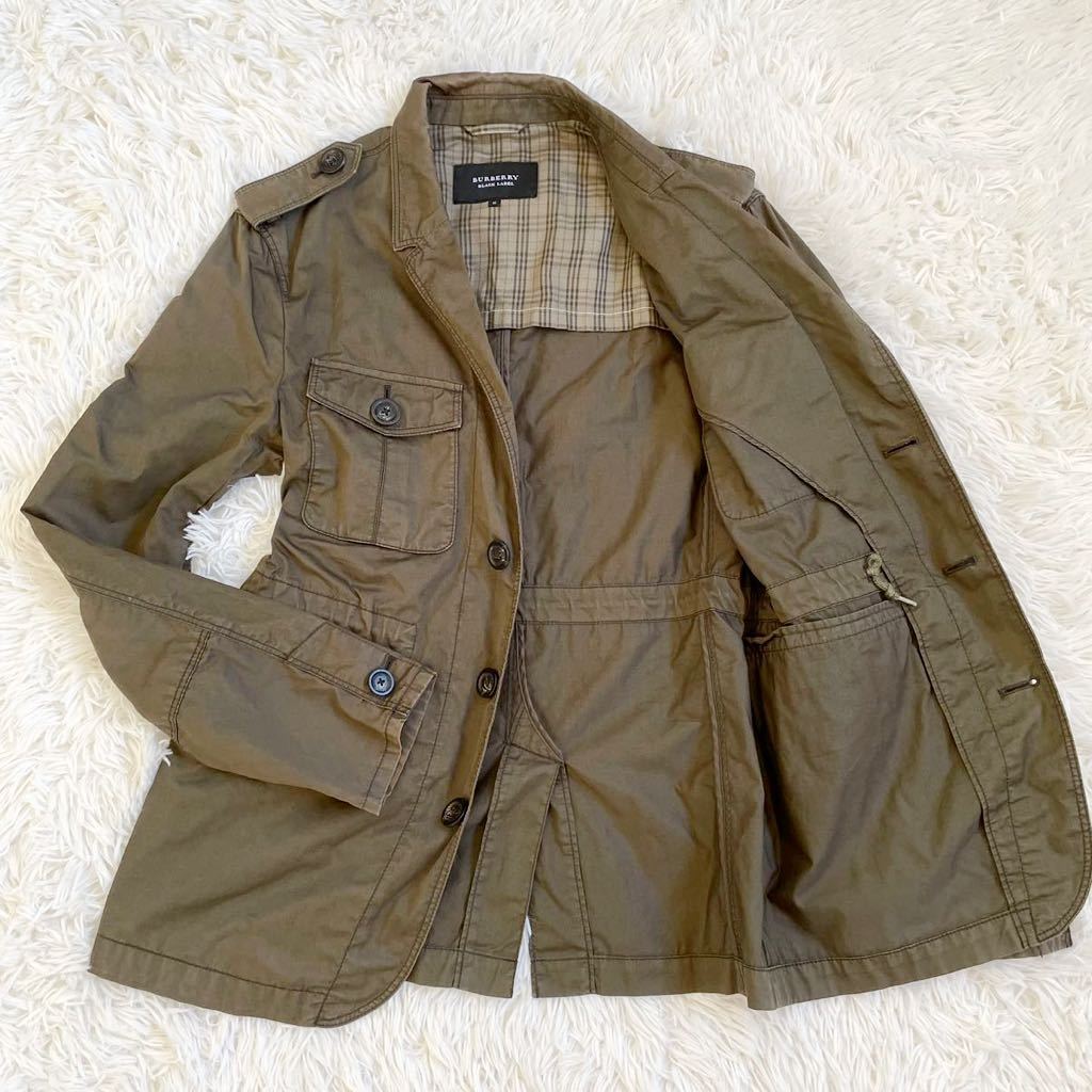美品 バーバリー ブラックレーベル ブルゾン ノバチェック M BURBERRY 