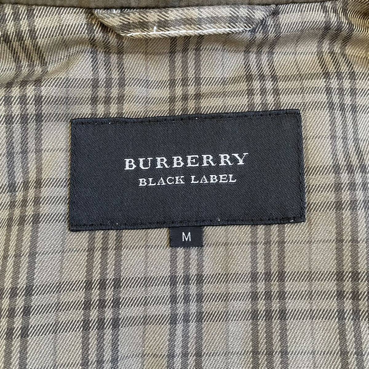 美品 バーバリー ブラックレーベル ブルゾン ノバチェック M BURBERRY 