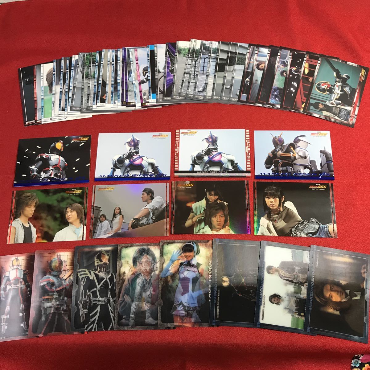 稀少☆ボックス専用カルビー仮面ライダーカード全546枚セット 546枚+3