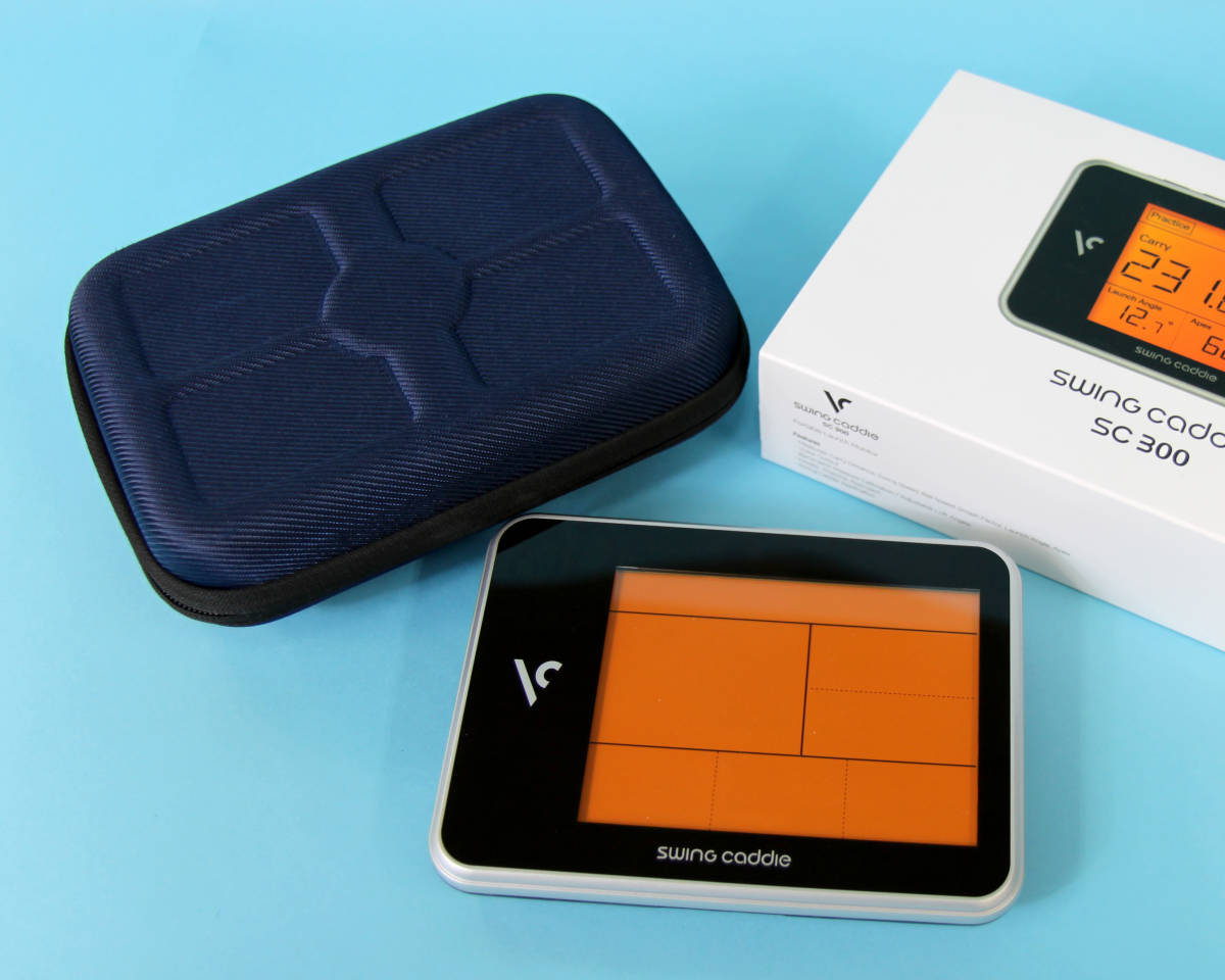 【超美品】VOICE CADDIE SC300 Swing Caddie スイングキャディSC300　ポータブル ローンチ モニター ブラック_3