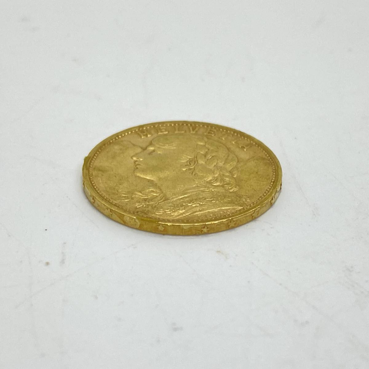 スイス 20フランコイン ゴールドコイン 金貨 HELVETIA