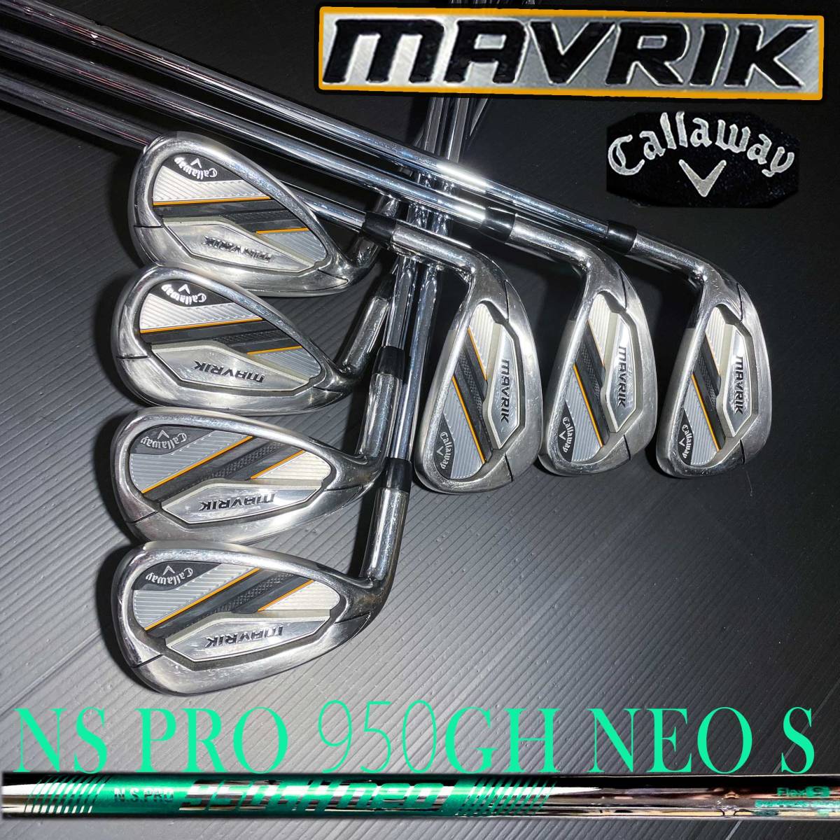レフティ キャロウェイ MAVRIK マーベリック 5I～AW 7本 NS PRO 950 GH 