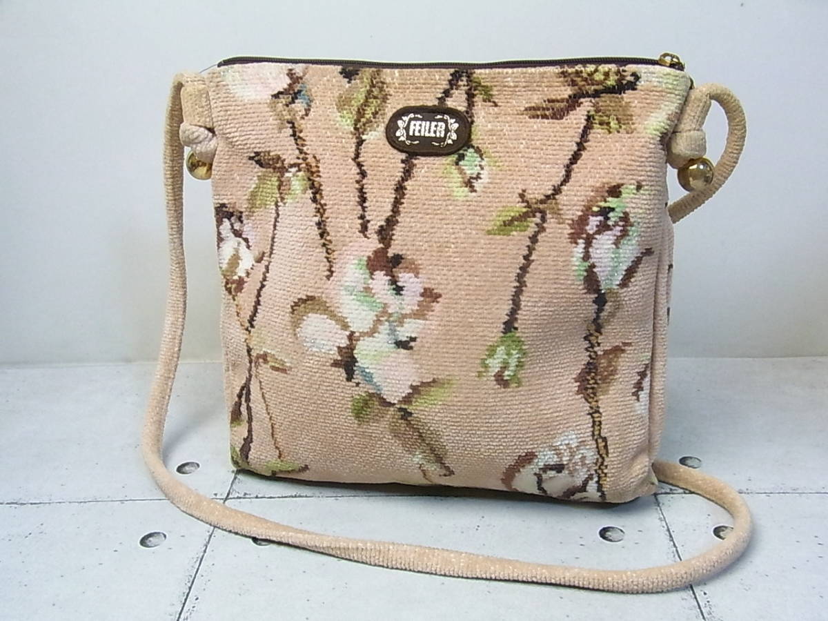FEILER/フェイラー ショルダーバッグ シュニール織 USED/美品 