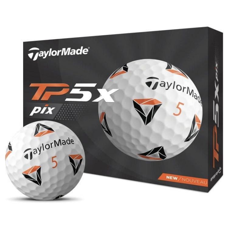 ◇ TaylorMade // TP5x pix / ゴルフボール / 1ダース 12球
