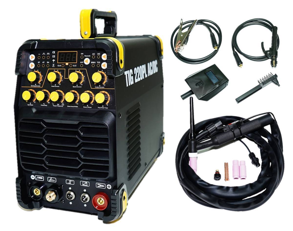 交流/直流 インバーター TIG溶接機 TIG220PL AC/DC！新型 高性能/高 