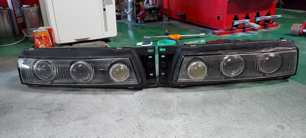 シルビア S13 プロジェクター プロ目 純正 ヘッドライト 日産 純正 